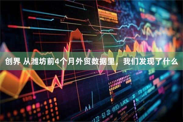 创界 从潍坊前4个月外贸数据里，我们发现了什么